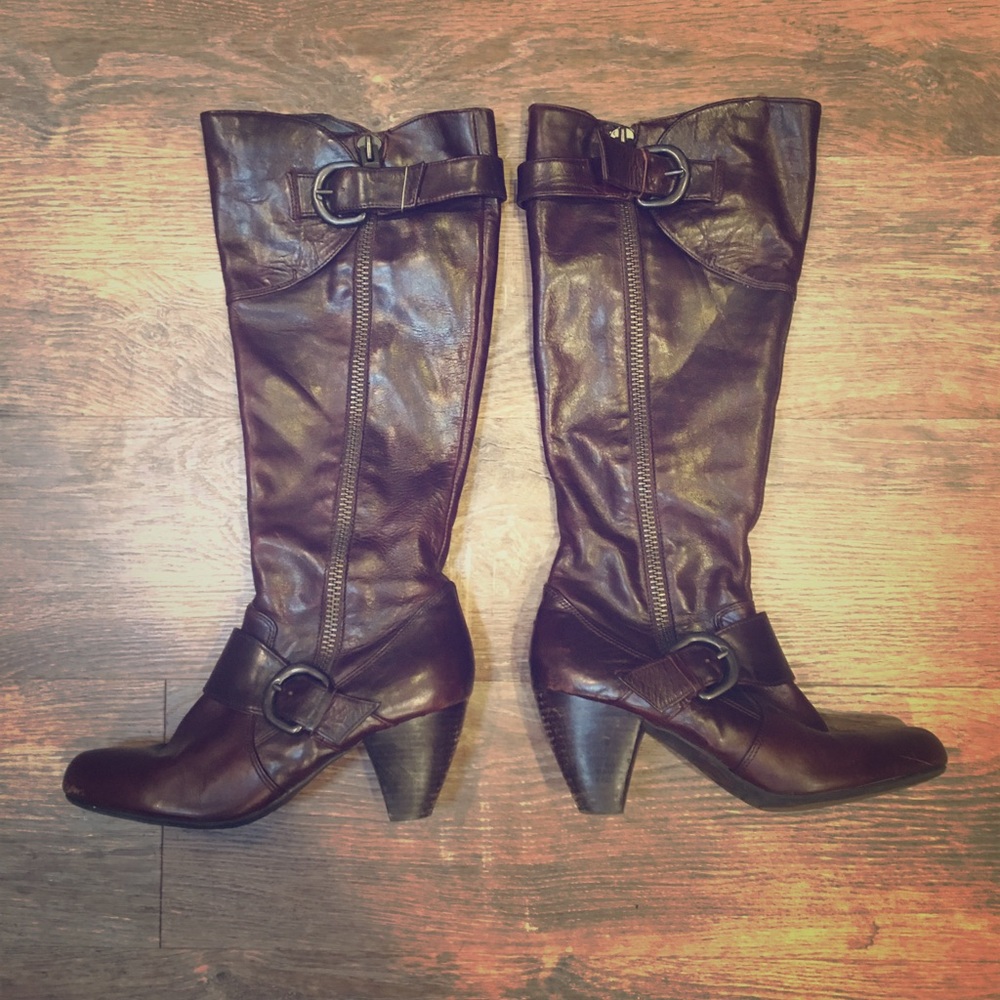 Brown/Cordovan Born Crown Boots - Size 10